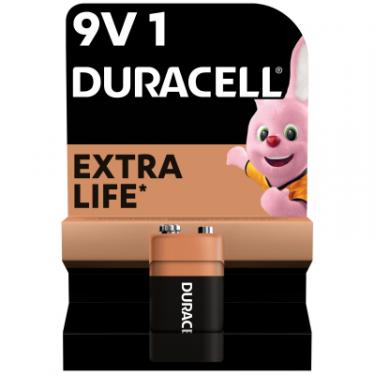 Батарейка Duracell 9V лужна 1шт. в упаковці Фото