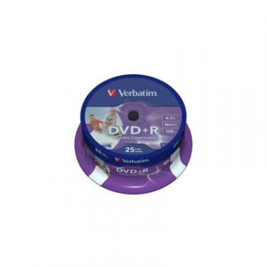 Диск DVD Verbatim 4.7Gb 16X CakeBox 25шт Silver Фото