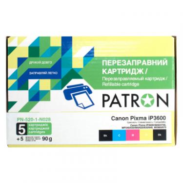 Комплект перезаправляемых картриджей Patron CANON iP3600 Фото