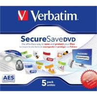 Диск DVD Verbatim 4.5Gb Jewel case 5шт SecureSave Фото