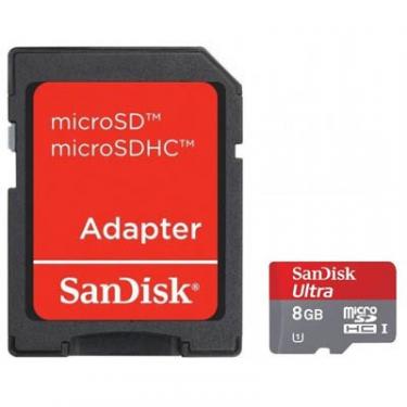 Карта памяти SanDisk 8Gb microSDHC Ultra UHS-I Фото