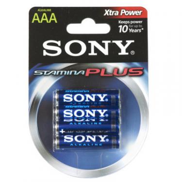 Батарейка Sony LR03 SONY Stamina Plus * 4 Фото