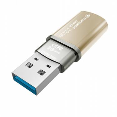 USB флеш накопитель Transcend JetFlash 820, Gold Plating, USB 3.0 Фото 2