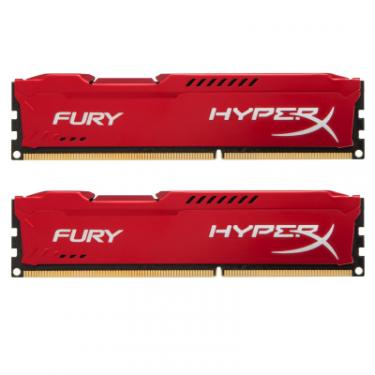 Модуль памяти для компьютера Kingston Fury (ex.HyperX) DDR3 8Gb (2x4GB) 1600 MHz HyperX Fury Red Фото