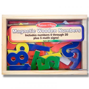Развивающая игрушка Melissa&Doug Магнитные деревянные цифры Фото