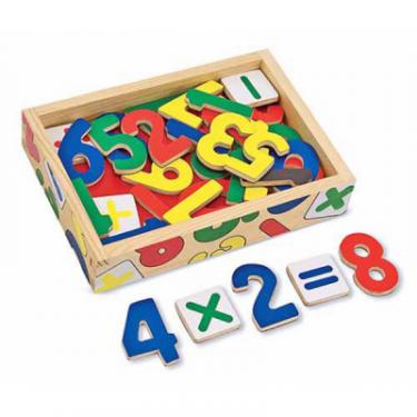 Развивающая игрушка Melissa&Doug Магнитные деревянные цифры Фото 1