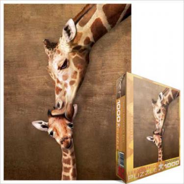 Пазл Eurographics Жирафы - материнский поцелуй Фото