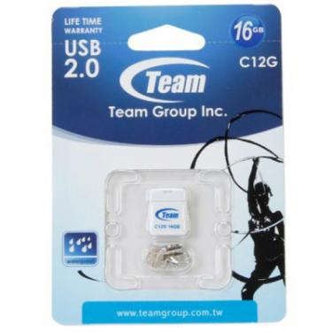 USB флеш накопитель Team 16GB C12G White USB 2.0 Фото 4