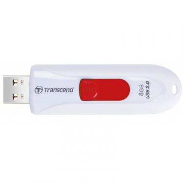 USB флеш накопитель Transcend 8Gb JetFlash 590 White USB 2.0 Фото 1