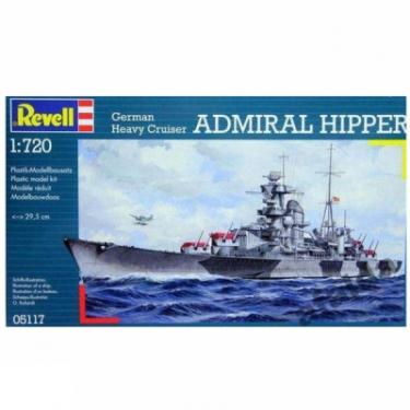 Сборная модель Revell Тяжелый крейсер Kreuzer Admiral Hipper 1:720 Фото