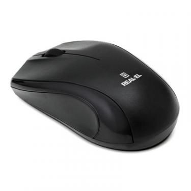 Мышка REAL-EL RM-250 USB+PS/2, black Фото 1