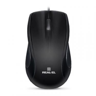 Мышка REAL-EL RM-250 USB+PS/2, black Фото 2