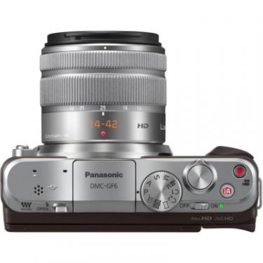 Цифровой фотоаппарат Panasonic DMC-GF6 Kit 14-42mm Brown Фото 3