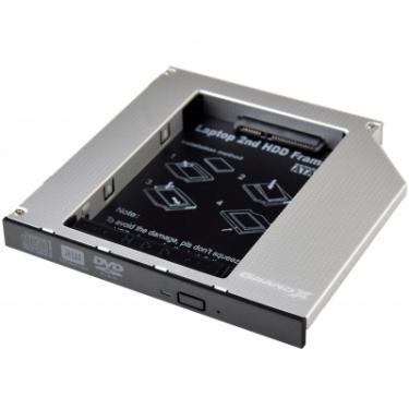 Фрейм-переходник Grand-X HDD 2.5'' to notebook 12.7 mm ODD SATA/mSATA Фото