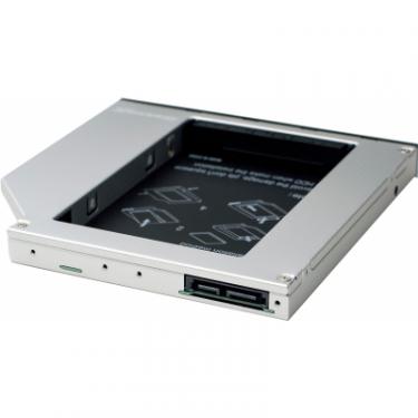 Фрейм-переходник Grand-X HDD 2.5'' to notebook 12.7 mm ODD SATA/mSATA Фото 1