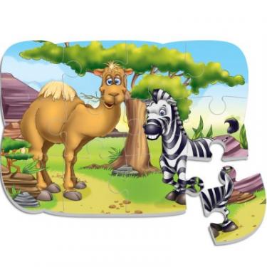 Пазл Vladi Toys Верблюд и зебра Фото 1