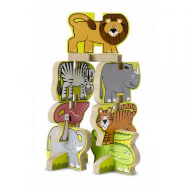 Развивающая игрушка Melissa&Doug Деревянная головоломка-укладка Сафари Фото 2