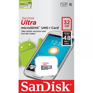 Карта памяти SanDisk 32GB microSDHC class10 UHS-I Фото 2