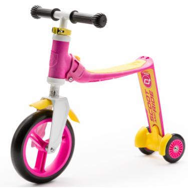 Самокат Scoot&Ride Highwaybaby+ розово-желтый Фото