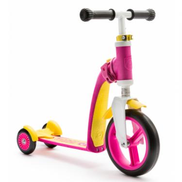 Самокат Scoot&Ride Highwaybaby+ розово-желтый Фото 1