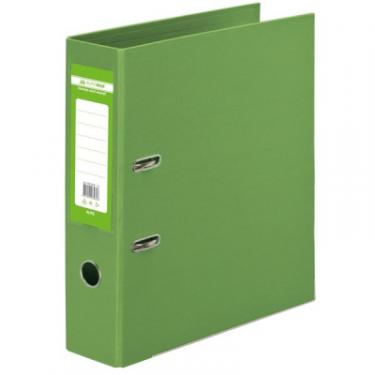 Папка - регистратор Buromax А4 double sided, 70мм, PP, light green, built-up Фото