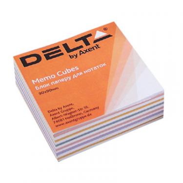 Бумага для заметок Delta by Axent "MIX" 90Х90Х30мм, unglued Фото