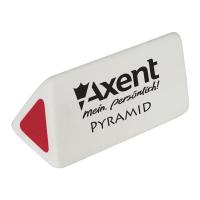 Ластик Axent soft Pyramid, white-red (display) Фото