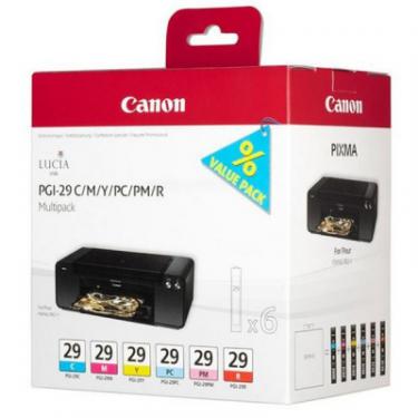 Картридж Canon PGI-29 Multi Pack Ink Tanks C/M/Y/PC/PM/R Фото