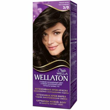 Краска для волос Wellaton 3/0 Темний шатен Фото