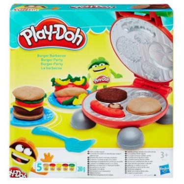 Набор для творчества Hasbro Play-Doh Бургер гриль Фото