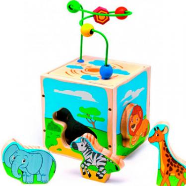 Развивающая игрушка Мир деревянных игрушек Куб Сафари Фото