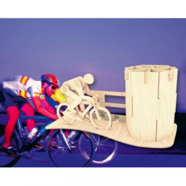 Сборная модель Мир деревянных игрушек Велосипедист Фото