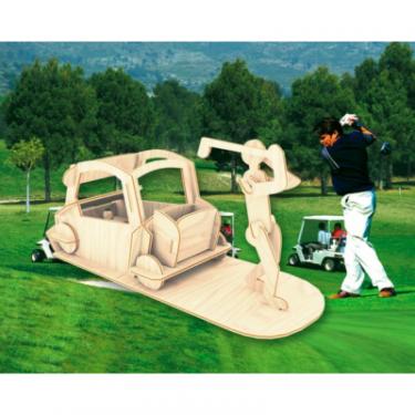Сборная модель Мир деревянных игрушек Игрок в гольф Фото