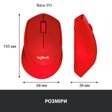 Мышка Logitech M330 Silent plus Red Фото 7