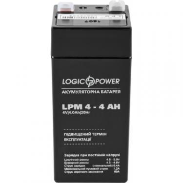 Батарея к ИБП LogicPower LPM 4В 4 Ач Фото 1