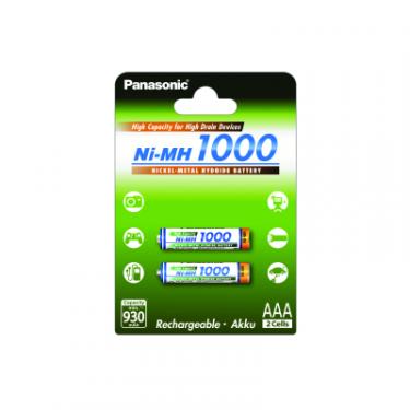 Аккумулятор Panasonic High Capacity AAA 1000 mAh NI-MH * 2 Фото
