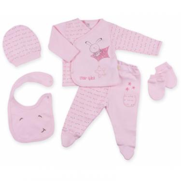 Набор детской одежды Bibaby 5 шт для девочек, с зайчиком розовый Фото