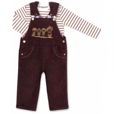 Набор детской одежды Aziz комбинезон коричневый джинсовый с регланом Фото