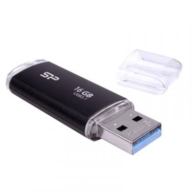 USB флеш накопитель Silicon Power 16GB Blaze B02 Black USB 3.0 Фото 1