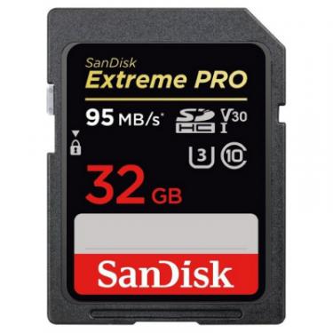 Карта памяти SanDisk 32GB SDHC Class10 UHS-I V30 4K Extreme Pro Фото
