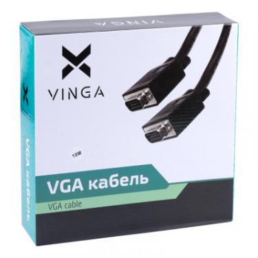 Кабель мультимедийный Vinga VGA 10.0m Фото 3