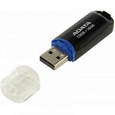 USB флеш накопитель ADATA 16GB C906 Black USB 2.0 Фото 2