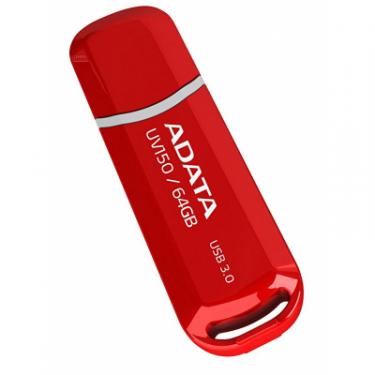USB флеш накопитель ADATA 64GB UV150 Red USB 3.0 Фото 1