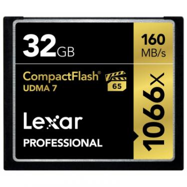 Карта памяти Lexar 32GB Compact Flash 1066X Professional Фото