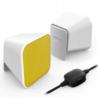 Акустическая система Speedlink SNAPPY Stereo Speakers, white-yellow Фото 1