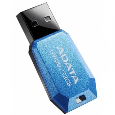 USB флеш накопитель ADATA 32GB DashDrive UV100 Blue USB 2.0 Фото 2