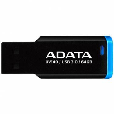 USB флеш накопитель ADATA 64GB UV140 Black-Blue USB 3.0 Фото