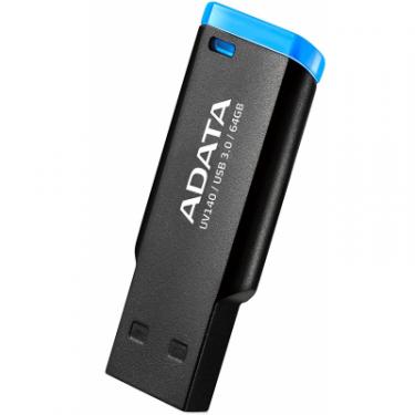USB флеш накопитель ADATA 64GB UV140 Black-Blue USB 3.0 Фото 1