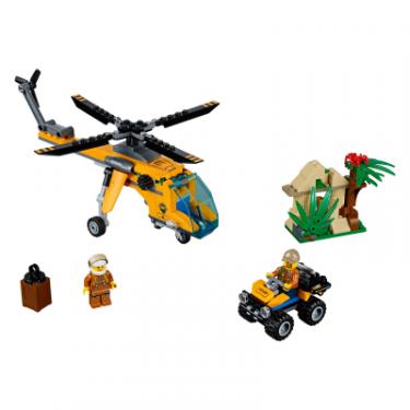 Конструктор LEGO City Грузовой вертолёт исследователей джунглей Фото 1