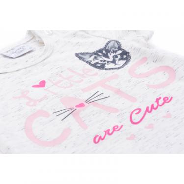 Набор детской одежды Breeze футболка с котиком и штанишки с кармашками Фото 5
